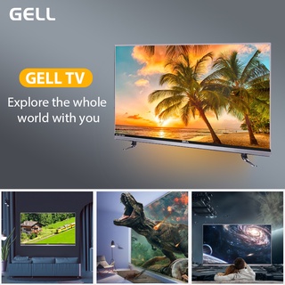 卐(Android tv)GELL 43 inch Smart TV flat screen on sale FHD LED TV Netflix/Youtube Multiport HDMI AV