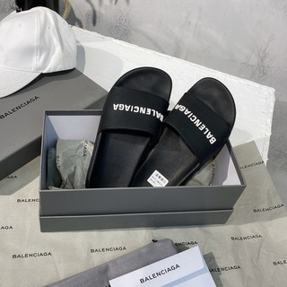 High Quality Balenciaga Black Slides For Men & Women