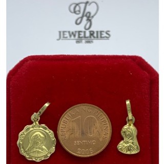 18k Saudi Gold Mama Mary Pendant #bestseller | JZ | COD | Pawnable | 18k | Jewellery | Accessories