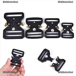 [BETTER] Quick Side Release Metal Strap Buckles For Webbing Bags Luggage Accessories