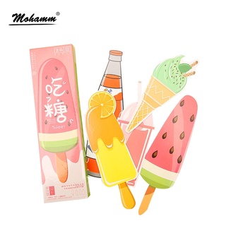 【Ready Stock】✲☽✇30 pcs/lot Cute Bookmark Gift Stationery Film Bookmarks Book Holder Message Card