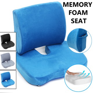Memory Foam Lumbar Cushion Back Support Pillow Car S_GF