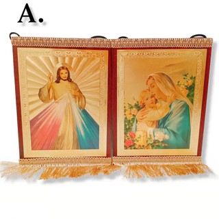 Wooden religious frame decoration (1)