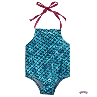 NOF-Baby Girl Kids Mermaid Bikini Swimwuit Swimwear Bathing (6)