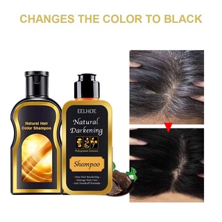 Black hair shampoo, natural plant, black bright hair shampoo, natural Polygonum multiflorum shampoo (8)