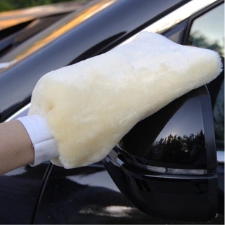 Super Mitt Microfiber Car Wash Glove Auto Washing Cleaning Brush Gloves Wash Supplies Yellow