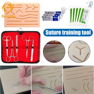 Ready Stock A full set of suture kits for developing and perfecting suture technology, a set of simulation practice tools for practice exams