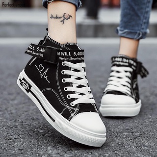High top canvas shoes for girls 13 versatile board shoes 14 junior high school students sports shoes 15 years old