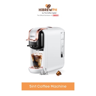 Hibrew 5 In 1 Multiple Capsule Espresso Coffee Machine - Nespresso Dolce Gusto Kcup Ground Coff Pods