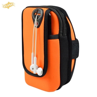 19D Running Hiking Arm Band Storage Case Holder Zipper Bag Container For Cell Phone (3)