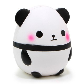 14CM Panda Egg Jumbo Squishy Phone Straps DIY Decor Toy