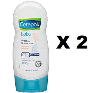 Authentic Cetaphil Baby Wash Calendula 230ml 2-Pack