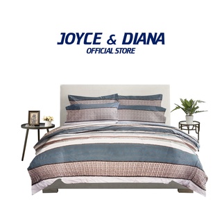 Joyce & Diana 4In1 Printed Bedsheet With Duvet Cover Set