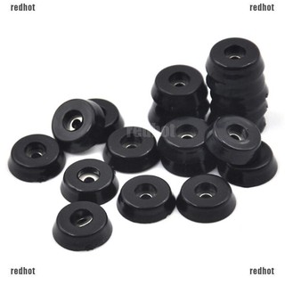 Redhot 10x Conical Recessed Rubber Feet Bumpers Pads For Furniture Table Chair Desk