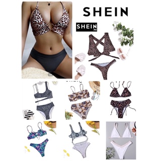 Original SHEIN Swimwear one piece two piece Animal print swimsuit bikini summer beach wear