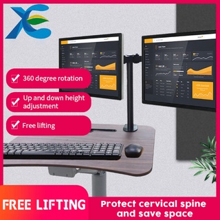 【Lowest price】Dual LED Monitor Mount with C-clamp and Grommet options
