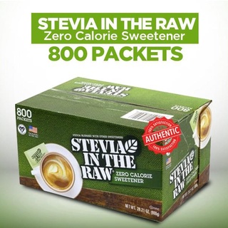 ▥Stevia In The Raw Zero Calorie Sweetener Packets