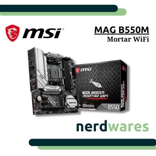MSI MAG B550M MORTAR WIFI AMD AM4 Socket DDR4 Motherboard