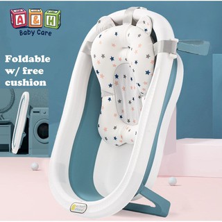 Baby Foldable Bath tub with free cushion