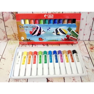 Titi Acrylic Paint (12 Colors)