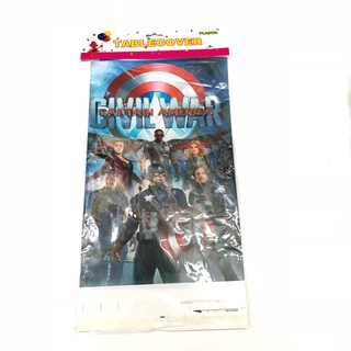 captain america table cover tablecloth for long table 6people for decoration alehuangpartyneeds