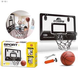 ﺴ✕﹍Mini Indoor Basketball Hoop With Ball 18 inch x12 inch Shatterproof Backboard