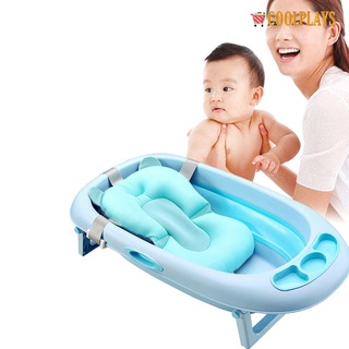 Coolplays Foldable Baby Bath Tub Pillow Non-slip Floating Bathing Pad For Newborns Infants