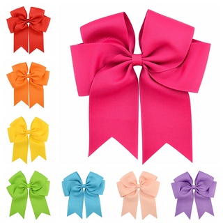 20pcs/lot Large Grosgrain Ribbon Bows With Clip Boutique Bow Accessories Girl Pinwheel 672