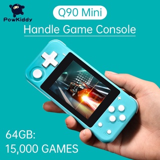 Powkiddy Q90 Portable Retro Game Console Built-In 12 Simulator HD IPS Screen PS Game Player