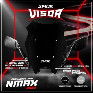 SMOK NMAX 2020 V2 THAILAND WINDSHIELD VISOR SMOKE / CLEAR SHORT