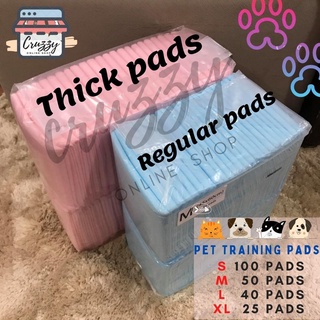 Pink S M L XL Pet training pee pads | Urine pads Pack | Potty Training Pads