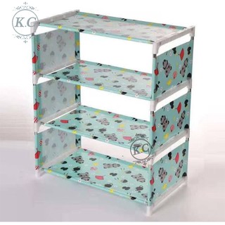 K.C☆Good Quality☆ZH1229 COD 3 layer shoe rack stainless steel stackable shoes Organizer storage stan (1)