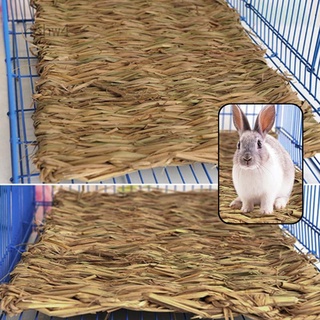 ✘✒Keep Warm Bite Resistant Durable Grass Mat For Hamster Rabbit