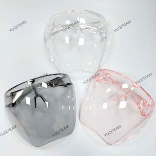 FULL Face Shield Anti Fog Transparent Anti-splash Isolation Mask Protective glasses goggles Blocc full Face cover Large mirror