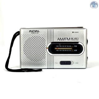 Lighthome Mini Radio Portable Speaker AM FM Adjustable Telescopic Antenna Pocket Radios
