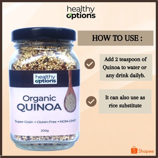 [HARANG] Organic Quinoa Organic Tri-color Quinoa - Superfood Rich in Fiber Omega 3 Protein 100g/200g