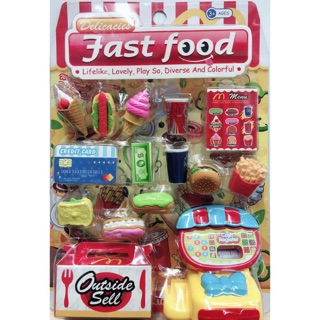 Simulation food and store trading game toys