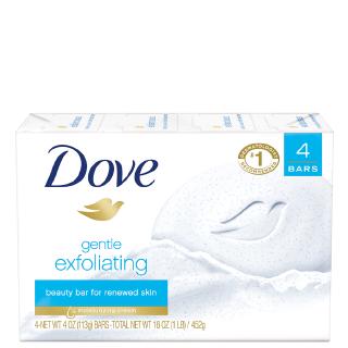 Dove Bar Gentle Exfoliating 4oz x4 (2)