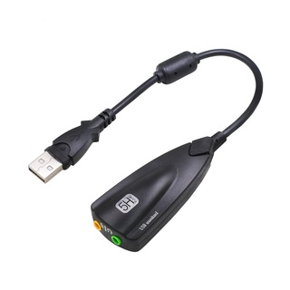 External USB Sound Card 7.1 With 3.5mm Audio Interface Adapter Micphone Sound Card headphone speakers for PC/laptop