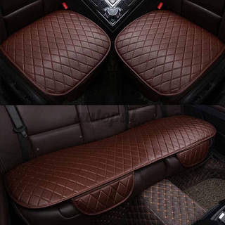 Car Seat Protector Car Full Set Cover Front + Rear PU Leather Cushion Pad Mat keepurfaith