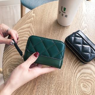 Leather Card Holder Fashion Designer Hit Color Wallet Women Bags for Women 2019 Woman Purses (5)