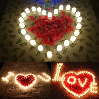 1Pc Multicolor Romantic Electronic Flash LED Candle/Home Wedding Birthday Party Decoration Simulation Mini Candle/Button Battery Flame Tea Light