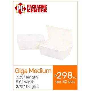 Giga Meal Box Medium by 50pcs per pack, COD Nationwide!