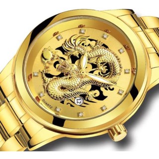 ▲☎[Maii] Kings of Dragon Stainless Steel Waterproof Quartz Watch (With Date)