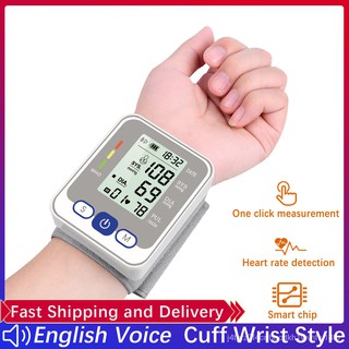 Upper arm Cuff Wrist Blood Pressure Monitor Digital Upper arm Blood Pressure Meter Heart Rate Pulse