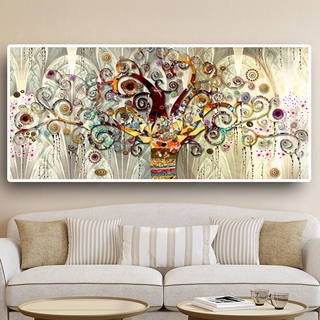 【Selected recommendation】Klimt Golden Tree of Life oil painting canvas painting decorative painting