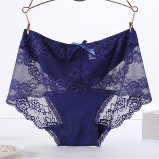Ladies lace XL soft underwear seamless underwear large size (9)