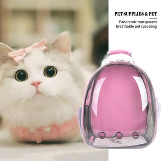 【Ready Stock】▥☃₪Pet Carrier Bag Portable Outdoor Cat Travel Backpack Capsule Dog Tran