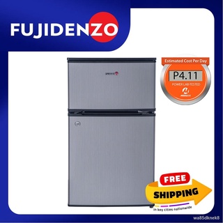 ◙【Happy shopping】 Fujidenzo 3.5 cu. ft. Two Door Personal Refrigerator RBT-35 SL (Stainless Look)