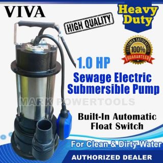 Viva Submersible Pump 1.0HP for Dirty Water Sewage Heavy Duty (1)